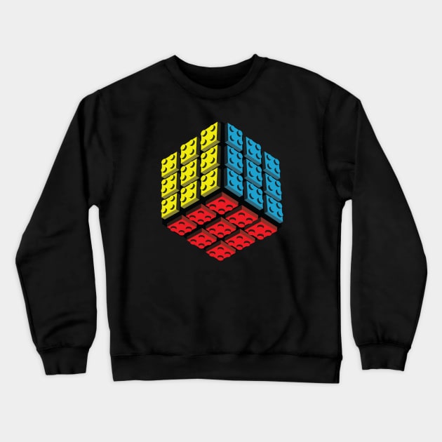 RuBrick's Cube 2 Crewneck Sweatshirt by BignellArt